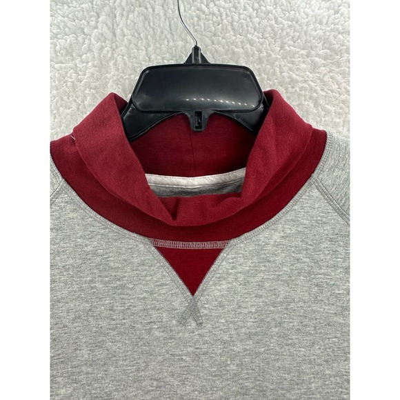 Club Room Men's Turtleneck Fleece Sweatshirt Soft Gray Heather Size M - Picture 4 of 9